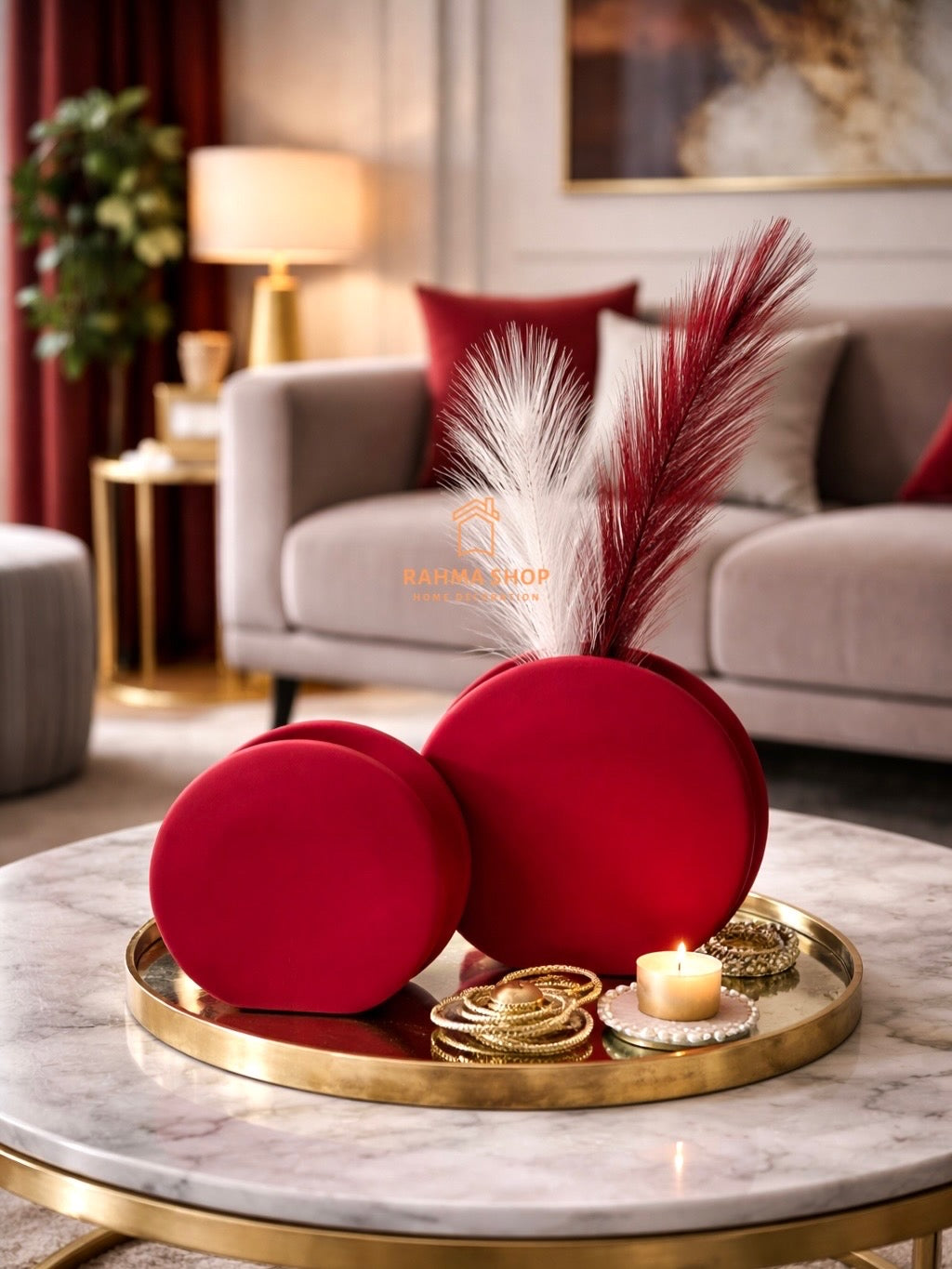 Ensemble de décor en céramique moderne