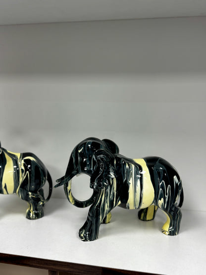 ‏Éléphants ‏ en céramique élégant