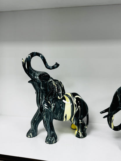 ‏Éléphants ‏ en céramique élégant