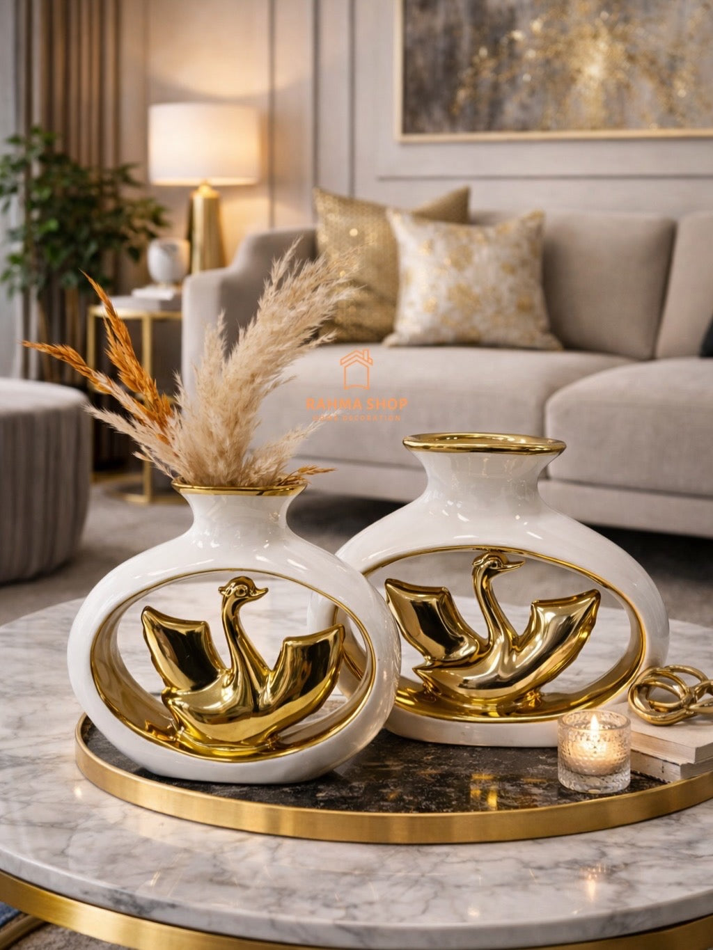 Ensemble de décor en céramique moderne